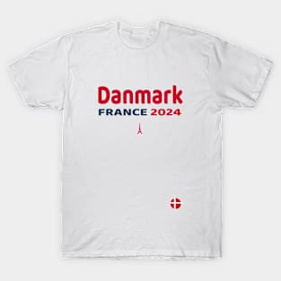 Danmark France 2024 T-Shirt